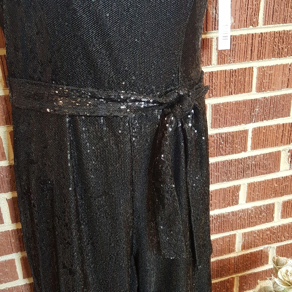 Gianni Bini Maren Sequin Shine Bright Jumpsuit NWT - Picture 5 of 13